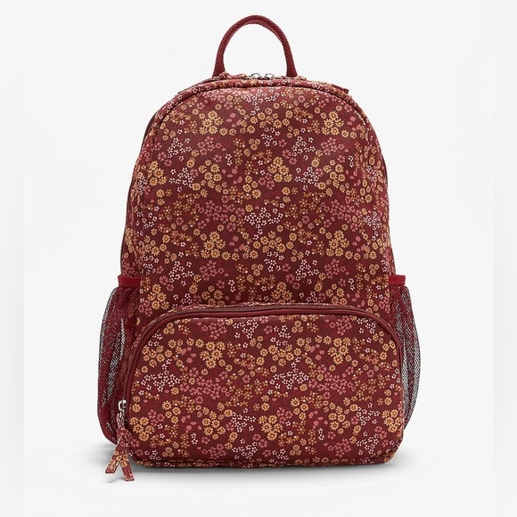 NWT Maurices Floral Backpack Multiple Pockets Zipper - Picture 1 of 7